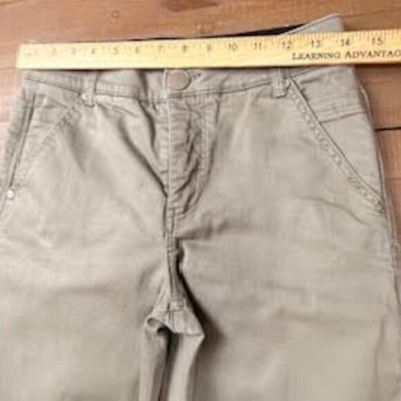 Democracy Absolution® Fit Technology Khaki Wide Leg Cargo Pants Shape Flex SZ 4 - Picture 6 of 11